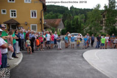Straßeneinweihung am 16. Juni 2018 in Schwaningen