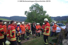 FFW Schwaningen Übung Autounfall 08-07-2019