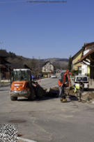 Straßenarbeiten am 13. März 2017