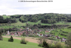 Schwaningen Dorf im April 2019 - Bauplätze
