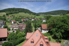 Schwaningen Dorf von oben Juni 2019