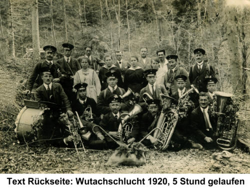 1920 MV Schwaningen in der Wutachschlucht