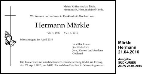 Märkle Hermann, 21.04.2016