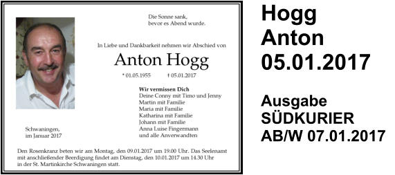 Hogg Anton, 05.01.2017
