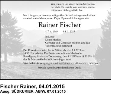 Rainer Fischer 04.01.2015