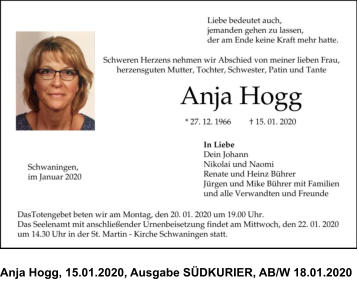 Amja Hogg, 15.01.2020