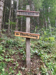 Wegeschilder in Schwaningen
